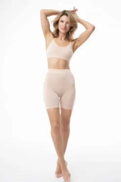 Bamboo Bermuda Shorts - bermudy beżowe