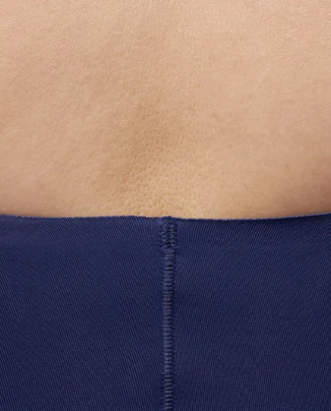 Body z siateczką - 119 Mesh Body Open Bust - body wyszczuplające pod biust - granatowe