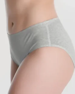 Cotton Classic - bawełniane figi damskie - szare