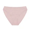 Cotton Hi-Cut - bawełniane figi damskie - różowe