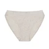 Cotton Hi-Cut - bawełniane figi damskie - szare
