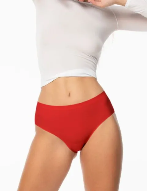 Figi Cheekie Brasil Czerwone - brazyliany damskie