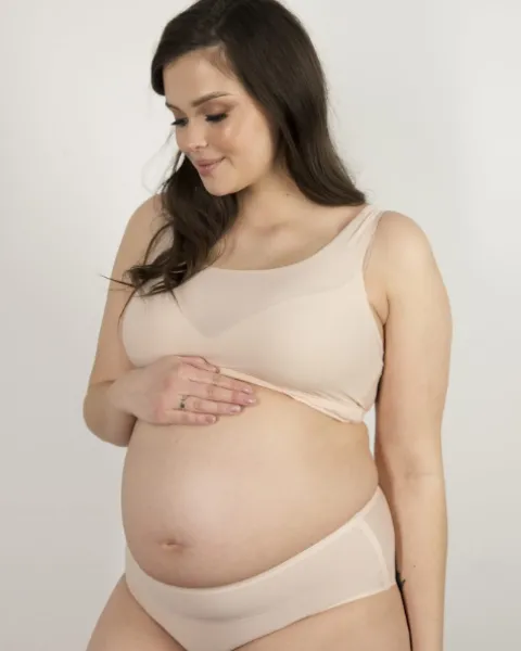 Figi Flexi One Mama Maxi - beżowe