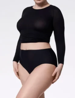 Figi Flexi One Maxi Plus Size - czarne