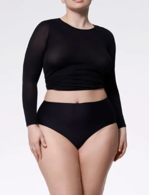 Figi Flexi One Maxi Plus Size - czarne