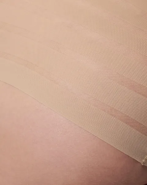 Figi z siatką - 141 Mesh Maxi Super High - figi wyszczuplające wysoka talia z siatką - naturalne
