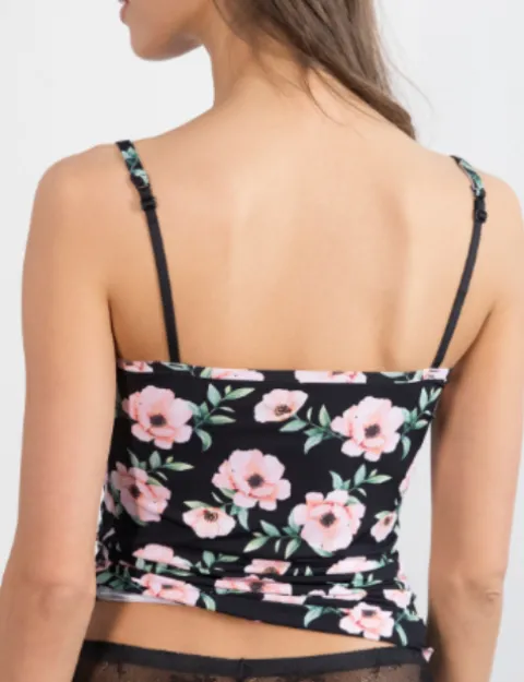 Hibiscus koszulka wygładzająca na ramiączkach