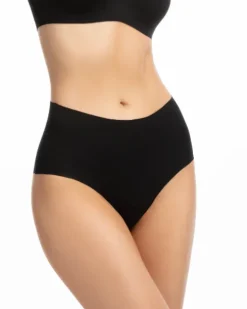 Infinity maxi - figi z wysokim stanem - czarne