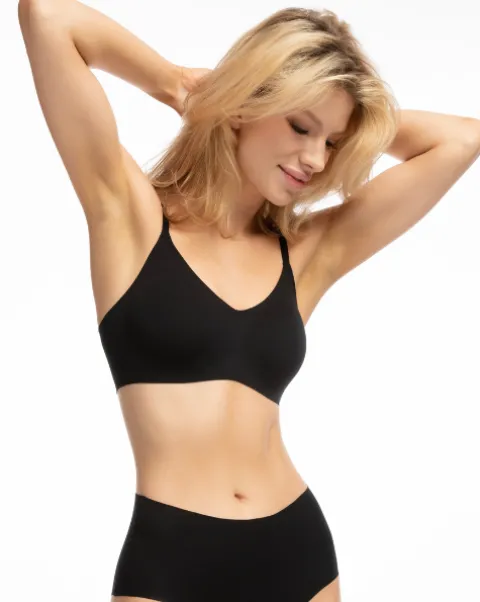 Infinity Soft Bra - miękki biustonosz - czarny