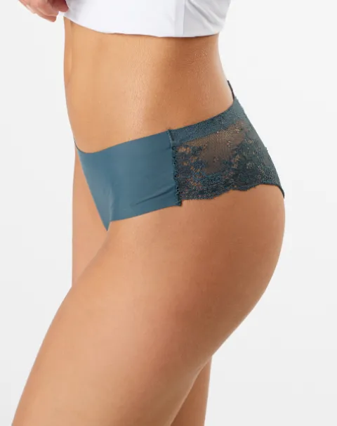 Tanga Brasil - koronkowe brazyliany - szałwia